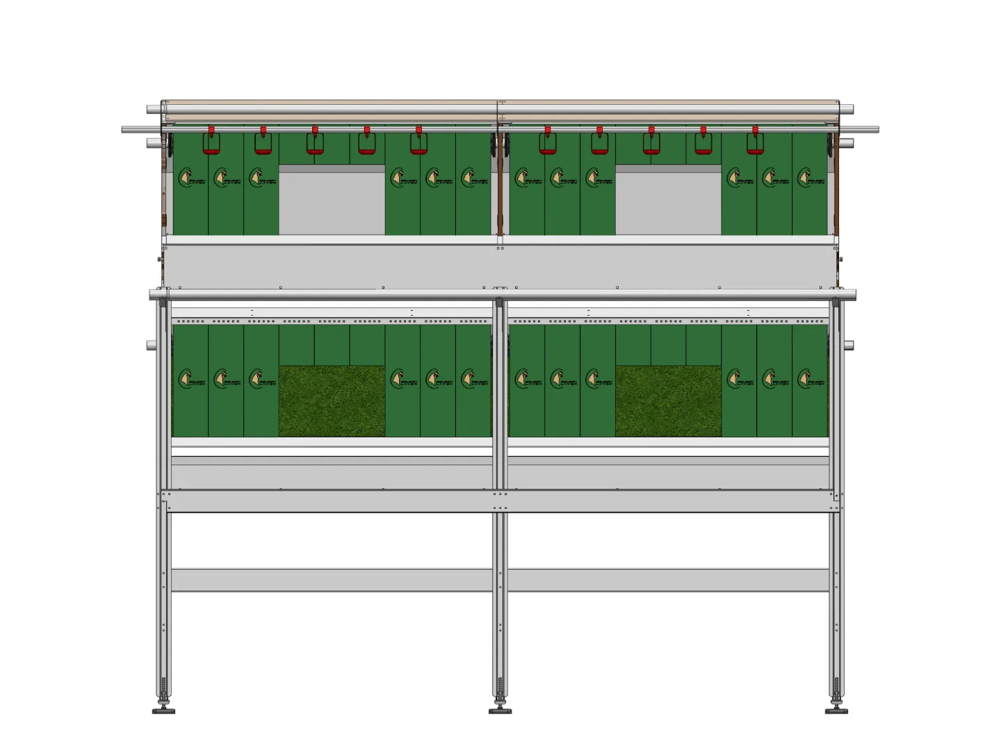 Flat Roof – Double Tier